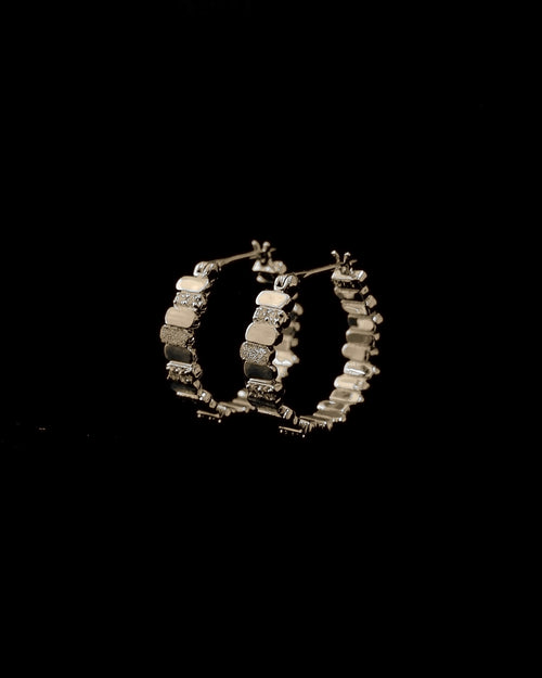 TSUZURE Hoop Earrings — 綴 —