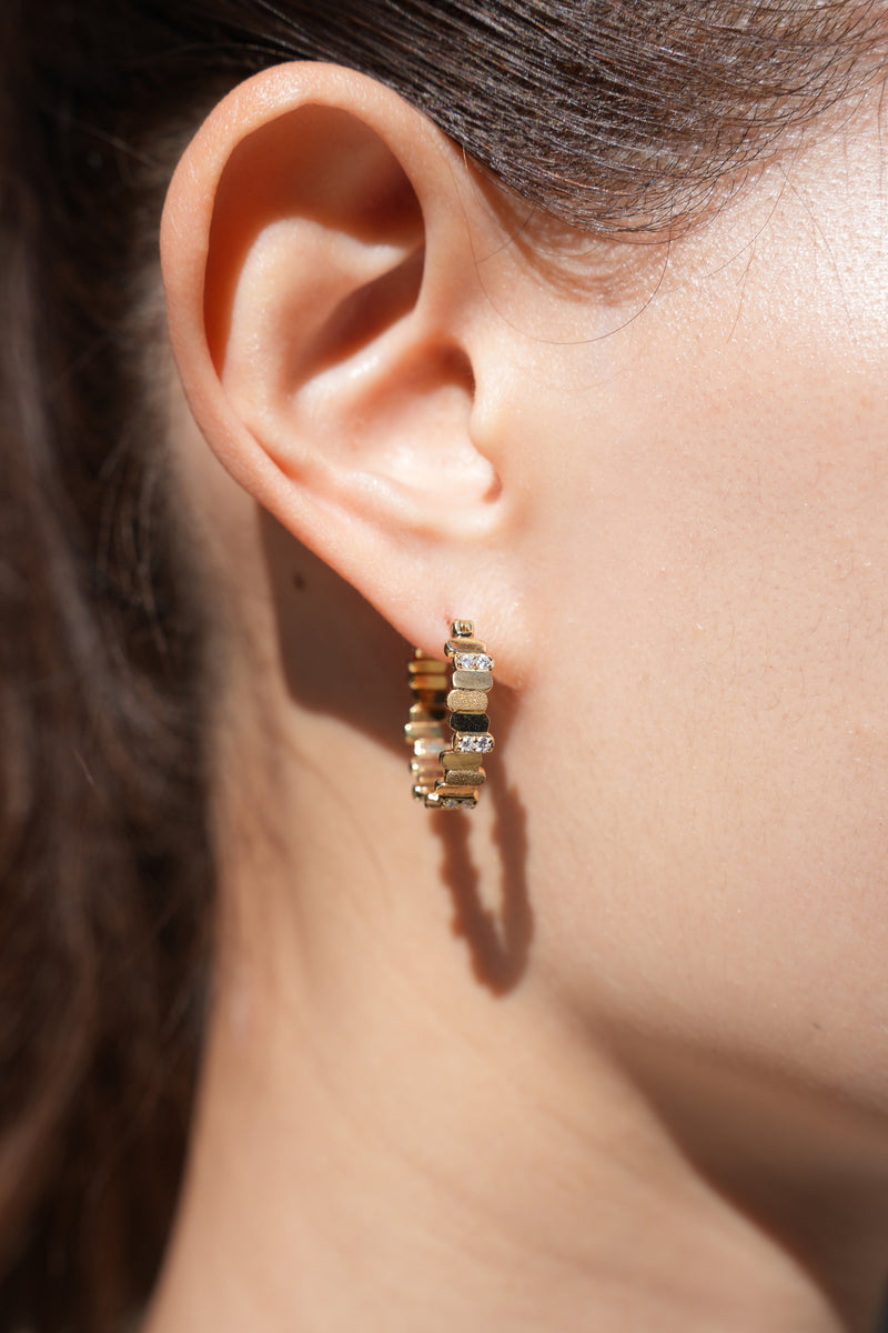 TSUZURE Hoop Earrings — 綴 —